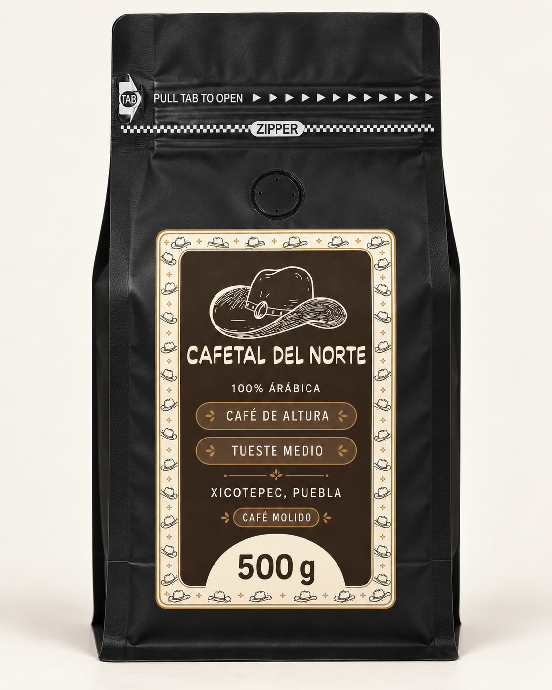 Cafetal del Norte · MOLIDO 500 g